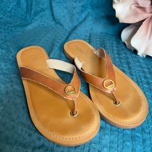 Aldo brown size 8 sandals